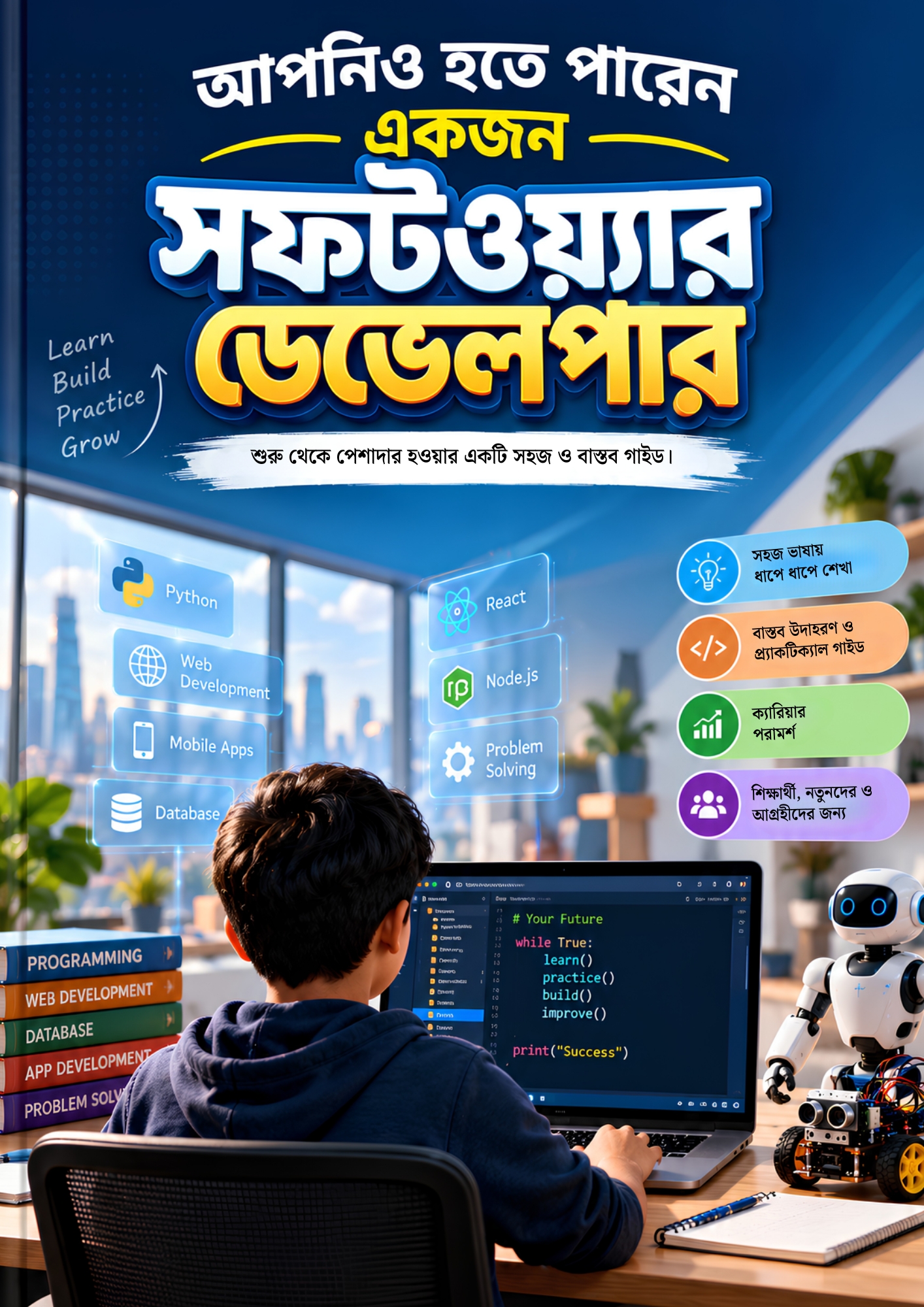 আপনিও হতে পারেন একজন সফটওয়্যার ডেভেলপার!